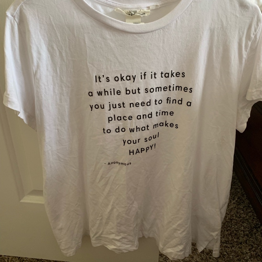 White t-shirt